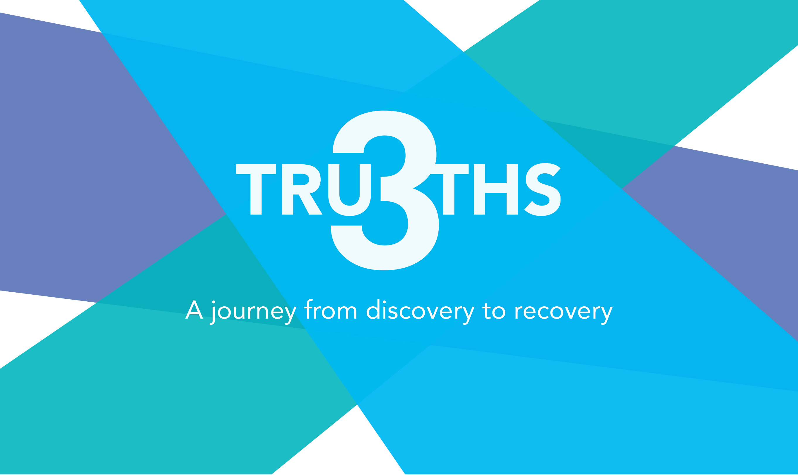 The three truths logo reading a journey from discovery to recovery 