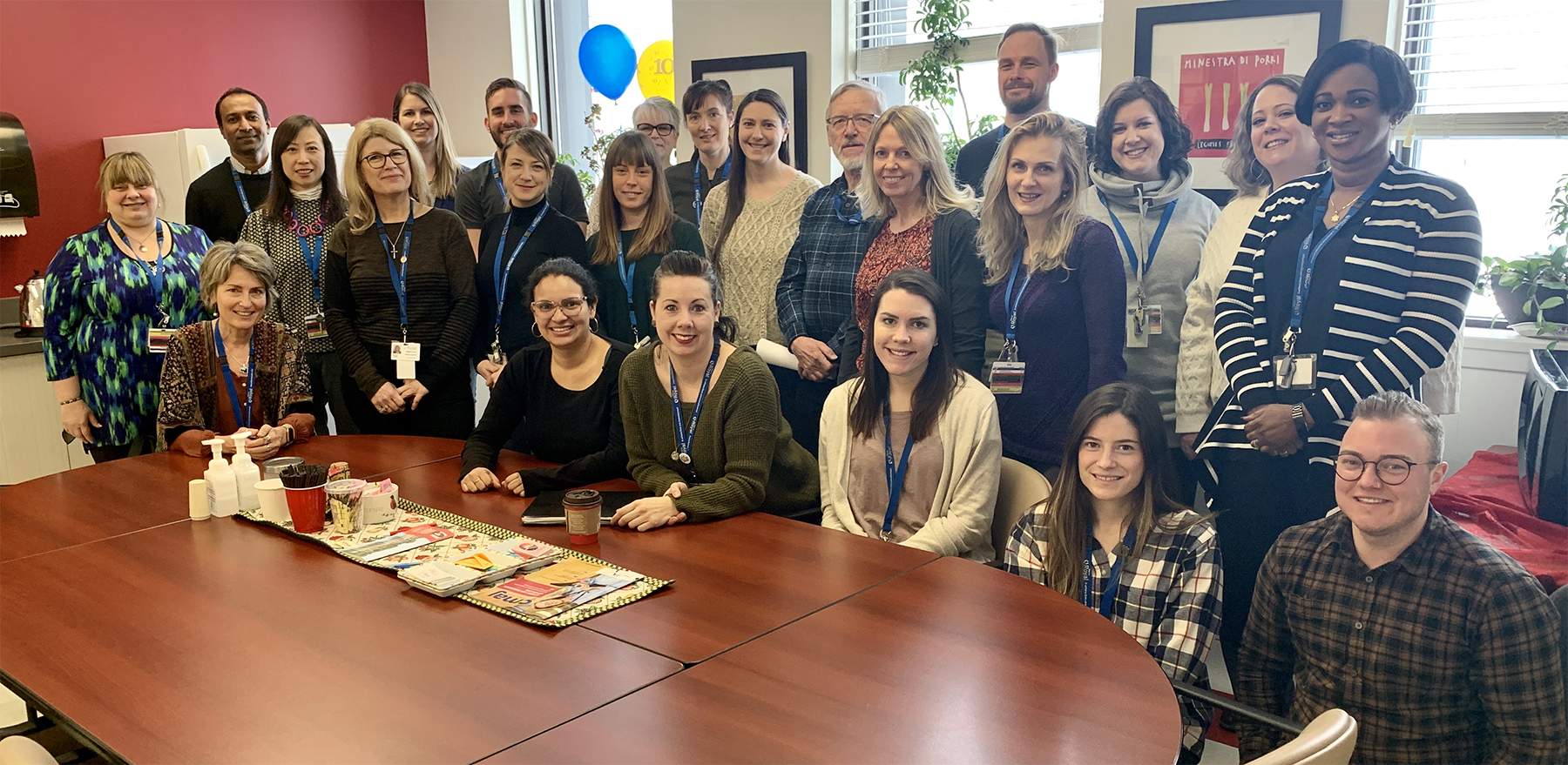 Some of the many staff at the Community Mental Health Program.