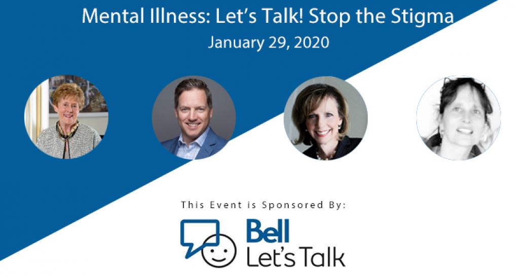 Join us on January 29th, 2020 at the Royal Ottawa Mental Health Centre for an event of exploration into mental illness and the stigma associated. We will hear from four distinguished guest speakers and light refreshments will be provided.