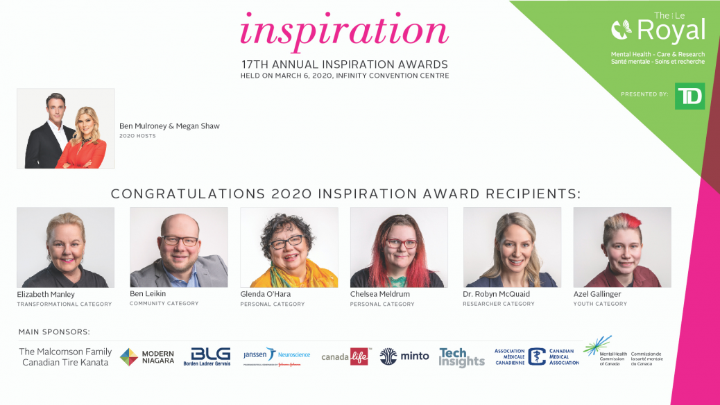 2020 Inspiration Award Recipient Videos