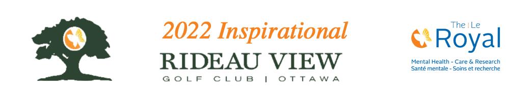 2022 Inspirational Rideau View Golf Classic 