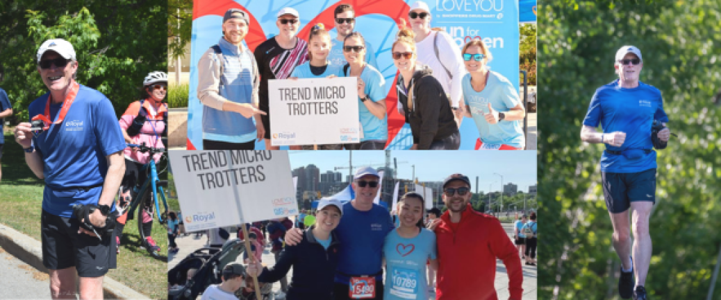 collage of Tracy Shouldice fundraising for The Royal