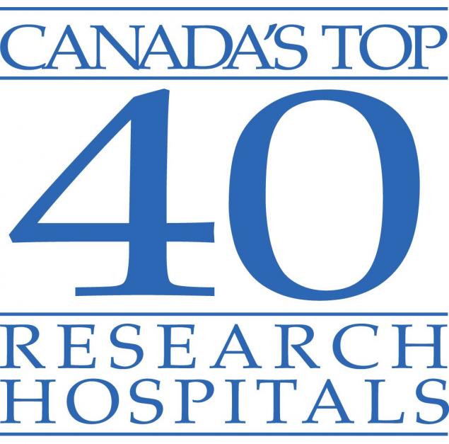 Canada's Top 40 Research Hospital logo