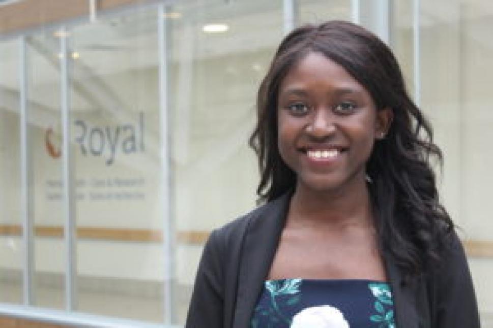 Patricia Burnhunduli smiling and looking ahead