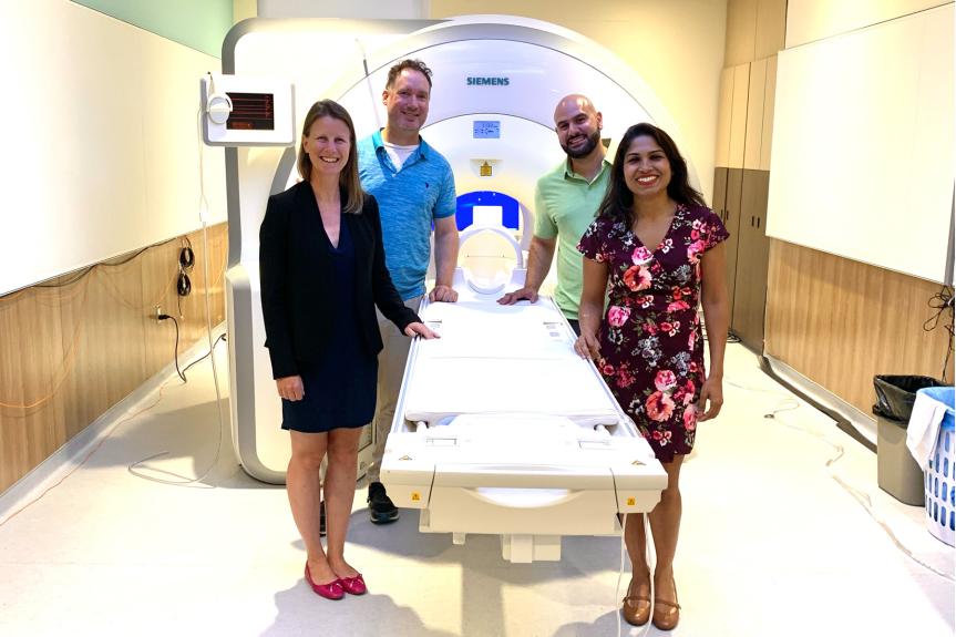 New data platform powers advanced research Members of the Cardio-Neuro-Mind Data Platform (CNMDP) team: Katie Dinelle, Christie Aguiar, Owen Clarkin, and Rami Hamati.