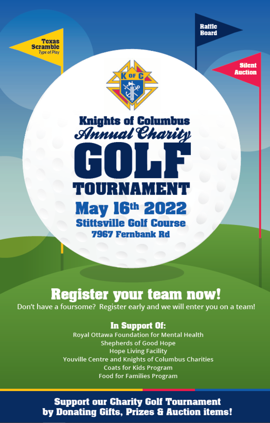 Knights of Columbus Annual Charity Golf Tournament The Royal