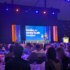 Leaders for Mental Health Breakfast stage
