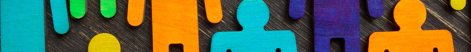 Validation Colourful people icon