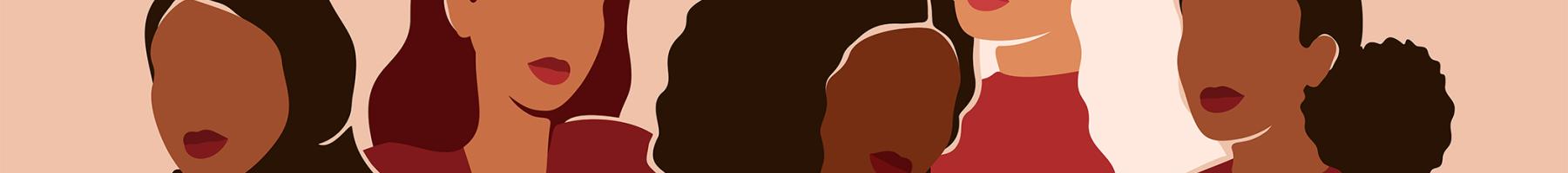 Santé mentale des femmes Un groupe de femmes diverses