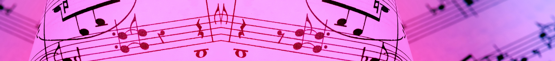 Close up photo of a music book showing notes.