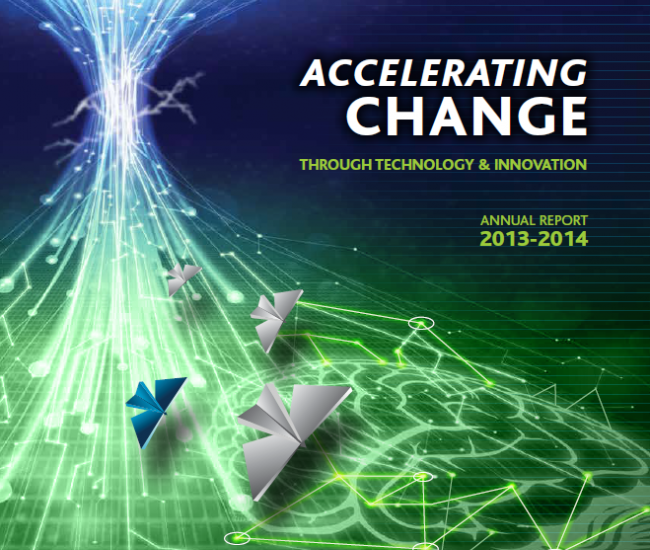 2013 - 2014 Accelerating Change Annual Report Cover