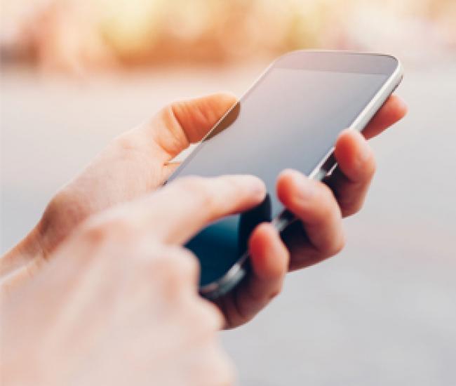Person on cell phone