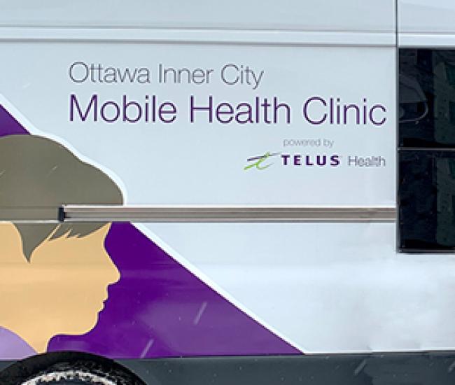 Ottawa Inner City Mobile Health Clinic van