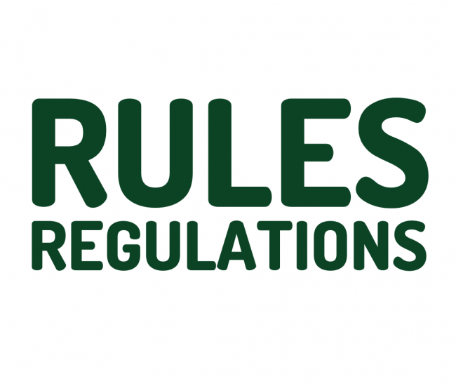 Rules and regulations 