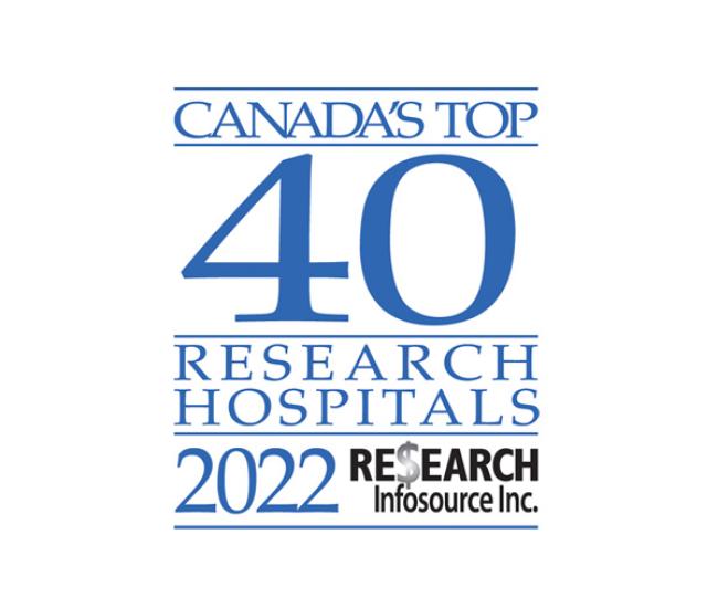 Canada's Top 40 Research Hospitals 2022