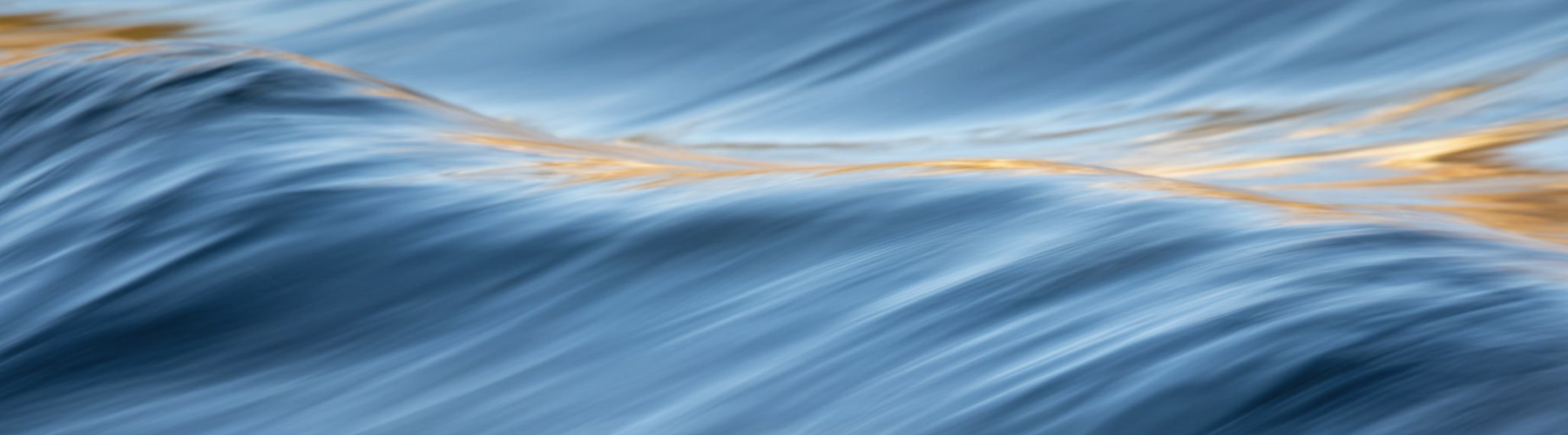 Fast moving water.