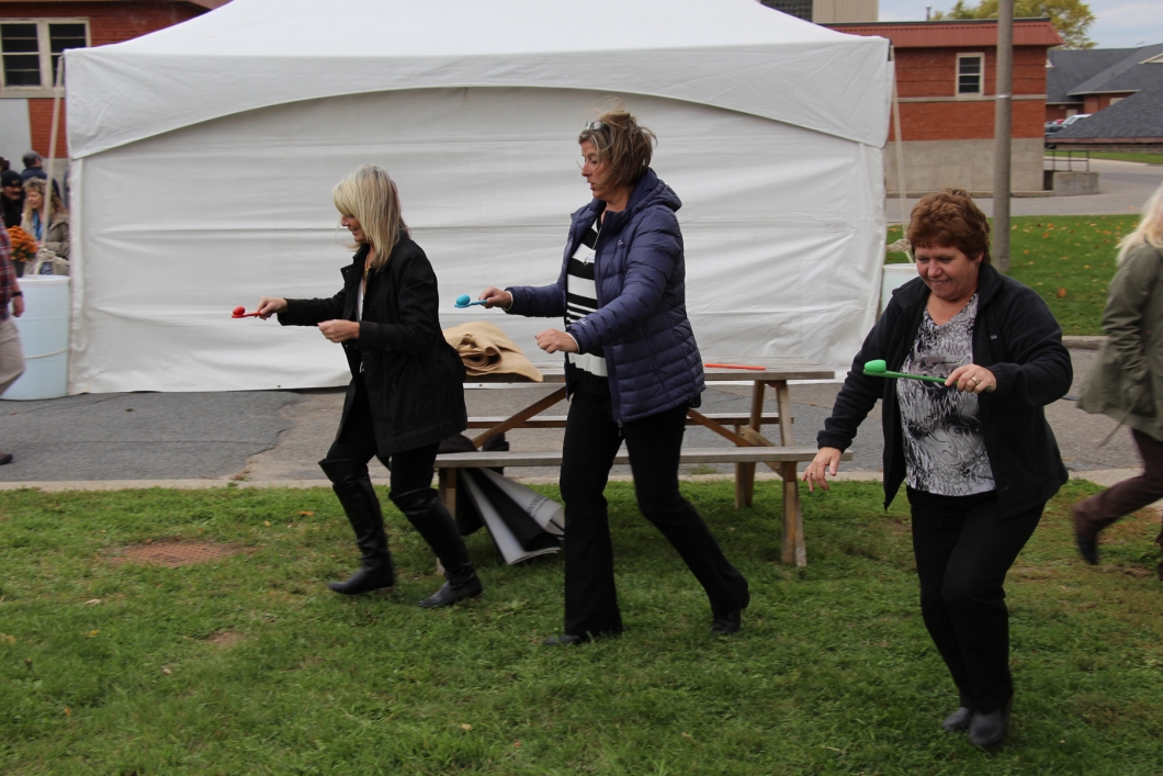 Staff at the Brockville celebration