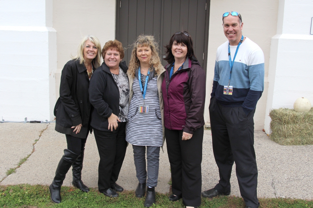 Staff at the Brockville celebration