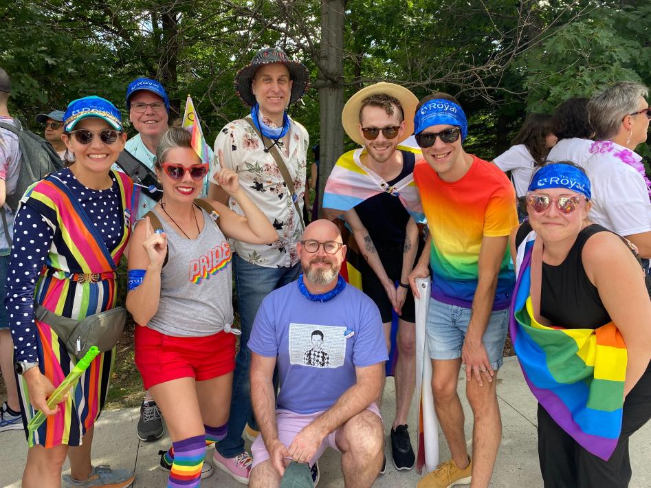 Team Royal at the 2023 Capital Pride Parade