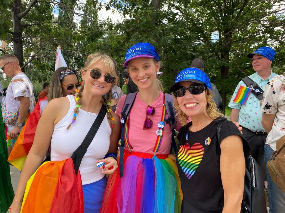 Team Royal at the 2023 Capital Pride Parade