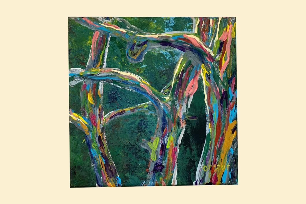 Forest in colour, by OPIZUT (10” x 10”) | $40