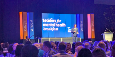 Leaders for Mental Health Breakfast stage