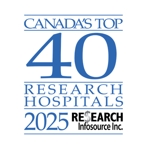 Canada's Top 40 Research Hospitals 2025 Logo
