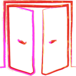 Icon of clinic doors